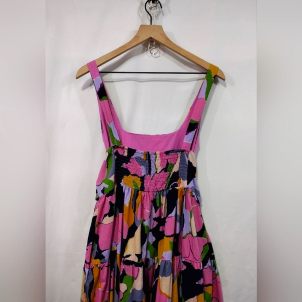NWOT Ava & Viv Multicolor Floral Sundress Womens XL Pink Beach Vacation Tropical - Picture 8 of 11